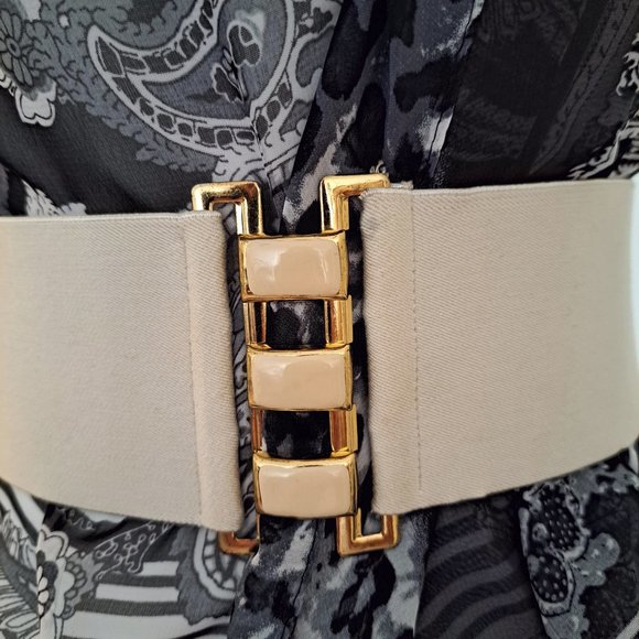 Women's Vintage Elastic Stretch Belt - Picture 2 of 2